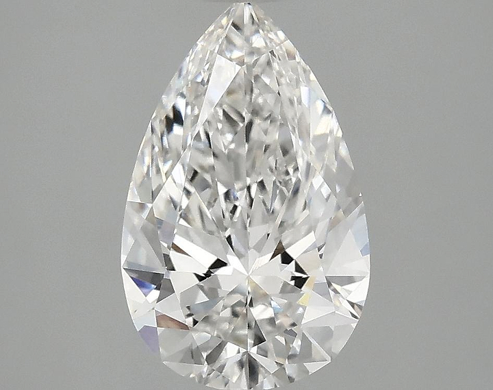 2.05 Carat Pear Shaped Ideal Cut VS1 IGI Certified Lab Grown Diamond