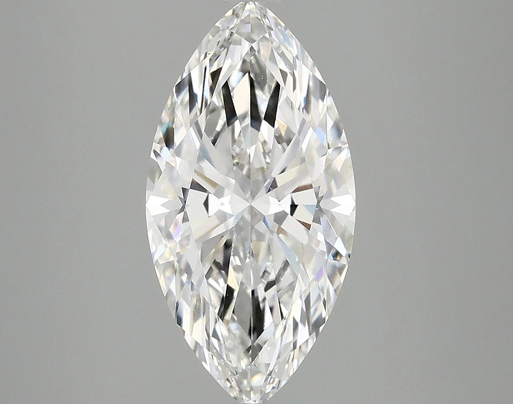 3.05 Carat Marquise Shaped Ideal Cut VS2 IGI Certified Lab Grown Diamond