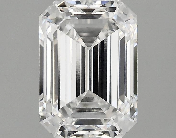 2.04 Carat Emerald Shaped Ideal Cut VVS2 IGI Certified Lab Grown Diamond