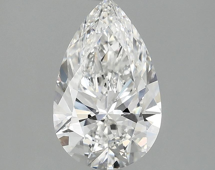 1.52 Carat Pear Shaped Ideal Cut VVS2 IGI Certified Lab Grown Diamond