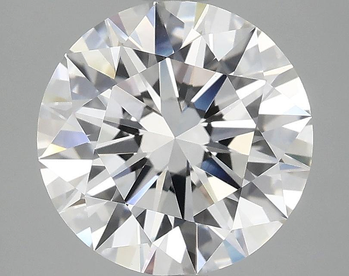 3.03 Carat Round Shaped Ideal Cut VVS2 IGI Certified Lab Grown Diamond