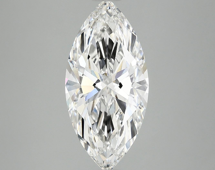 3.09 Carat Marquise Shaped Excellent Cut VVS2 IGI Certified Lab Grown Diamond