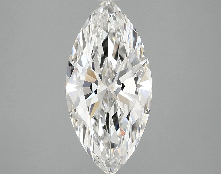 2.02 Carat Marquise Shaped Excellent Cut VVS2 IGI Certified Lab Grown Diamond