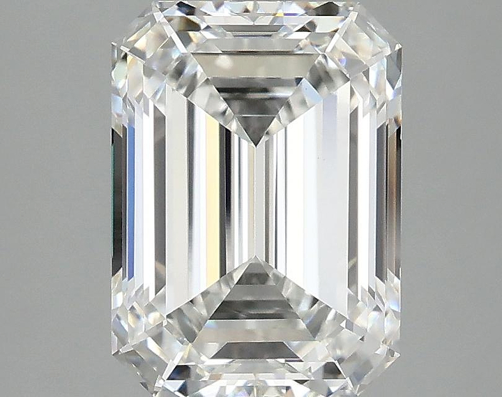 2.99 Carat Emerald Shaped Excellent Cut VVS2 IGI Certified Lab Grown Diamond