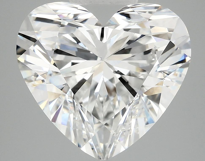 5.1 Carat Heart Shaped Ideal Cut VVS2 IGI Certified Lab Grown Diamond