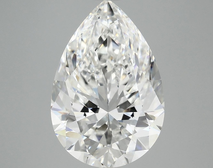 6.72 Carat Pear Shaped Excellent Cut VVS2 IGI Certified Lab Grown Diamond
