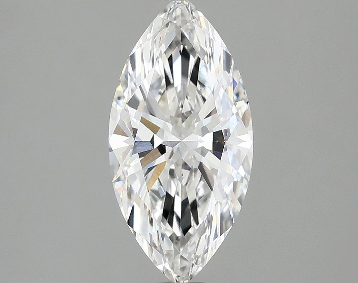 1.45 Carat Marquise Shaped Ideal Cut VVS2 IGI Certified Lab Grown Diamond