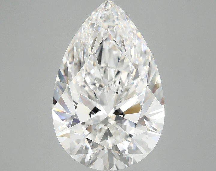 6.7 Carat Pear Shaped Excellent Cut VVS2 IGI Certified Lab Grown Diamond