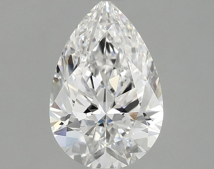 1.56 Carat Pear Shaped Excellent Cut VS1 IGI Certified Lab Grown Diamond