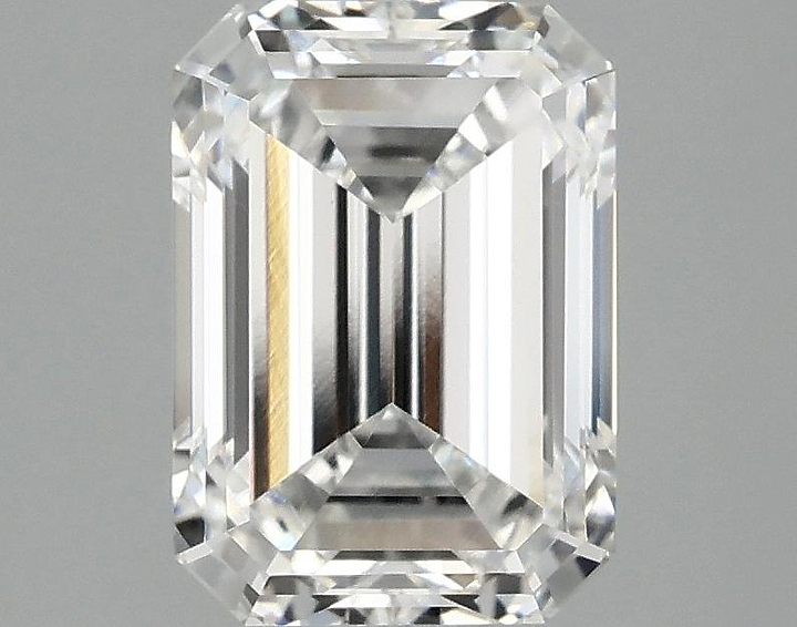 2.57 Carat Emerald Shaped Ideal Cut VVS2 IGI Certified Lab Grown Diamond