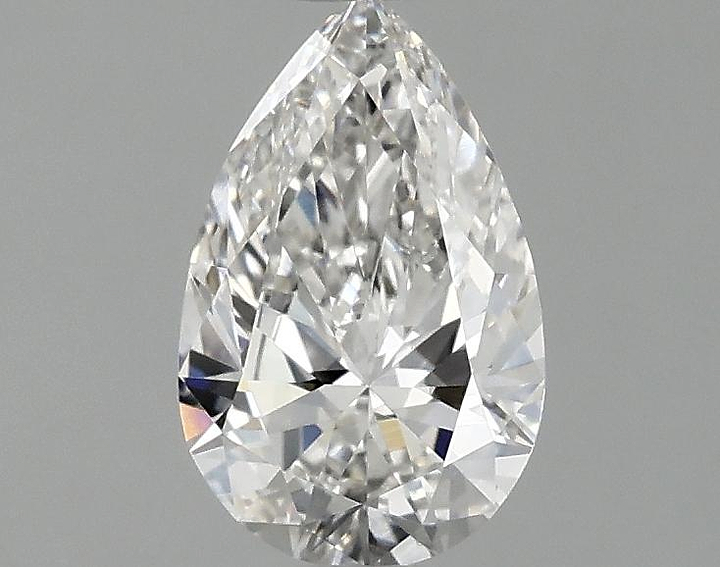 0.98 Carat Pear Shaped Ideal Cut VVS2 IGI Certified Lab Grown Diamond