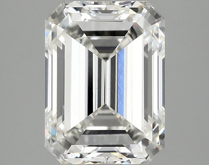 2.98 Carat Emerald Shaped Excellent Cut VS1 IGI Certified Lab Grown Diamond