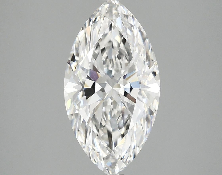 2.55 Carat Marquise Shaped Excellent Cut VS1 IGI Certified Lab Grown Diamond