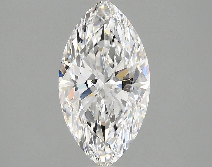 1.43 Carat Marquise Shaped Excellent Cut VVS2 IGI Certified Lab Grown Diamond