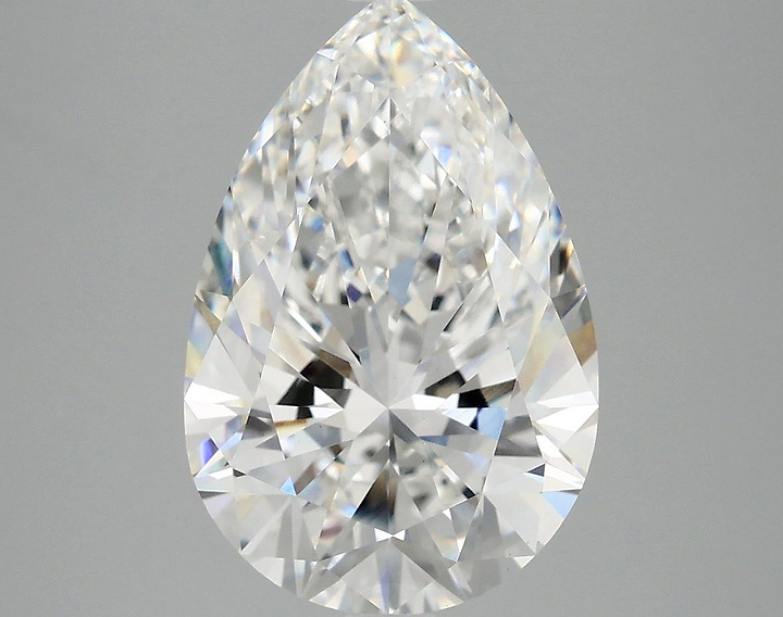 3.83 Carat Pear Shaped Excellent Cut VVS2 IGI Certified Lab Grown Diamond