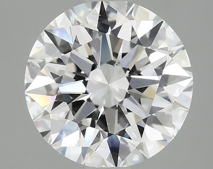 3.08 Carat Round Shaped Ideal Cut VS2 IGI Certified Lab Grown Diamond