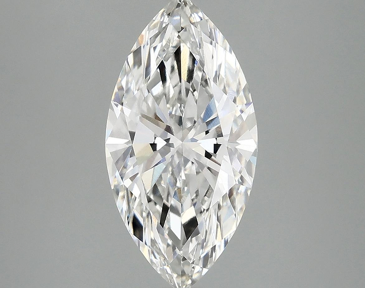 2.59 Carat Marquise Shaped Ideal Cut VVS2 IGI Certified Lab Grown Diamond