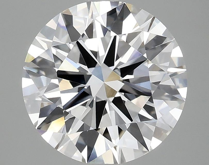 3.06 Carat Round Shaped Ideal Cut VVS2 IGI Certified Lab Grown Diamond