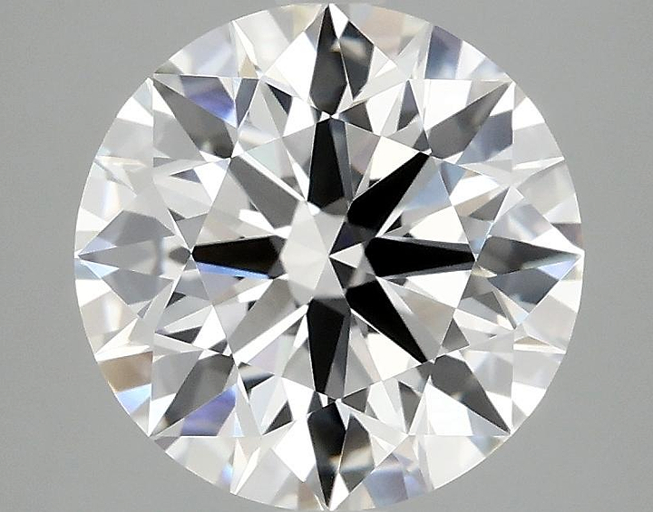 3.09 Carat Round Shaped Ideal Cut VVS2 IGI Certified Lab Grown Diamond