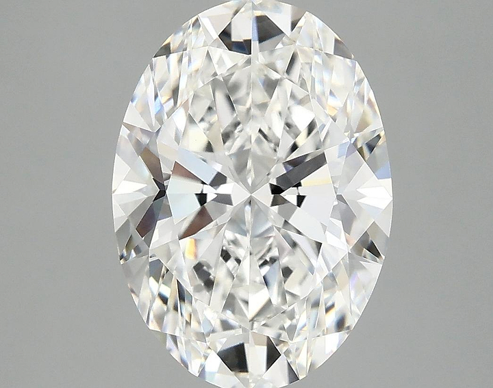 3.95 Carat Oval Shaped Ideal Cut VVS2 IGI Certified Lab Grown Diamond