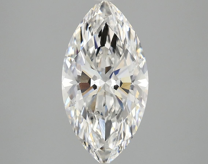 2.53 Carat Marquise Shaped Ideal Cut VVS2 IGI Certified Lab Grown Diamond