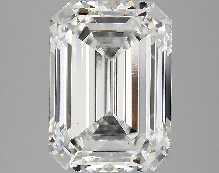 3.1 Carat Emerald Shaped Ideal Cut VS1 IGI Certified Lab Grown Diamond