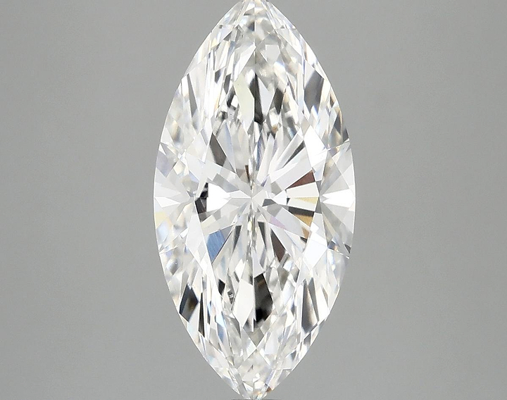 2.57 Carat Marquise Shaped Excellent Cut VS1 IGI Certified Lab Grown Diamond