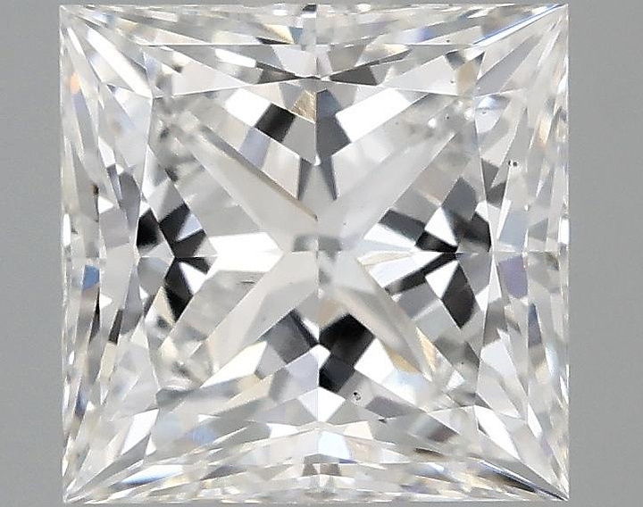 2.09 Carat Princess Shaped Ideal Cut VS2 IGI Certified Lab Grown Diamond