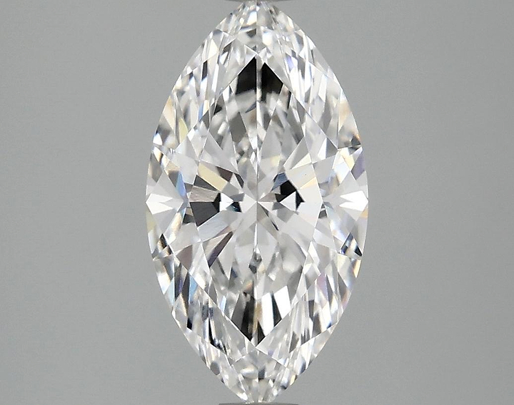 2.02 Carat Marquise Shaped Excellent Cut VVS2 IGI Certified Lab Grown Diamond