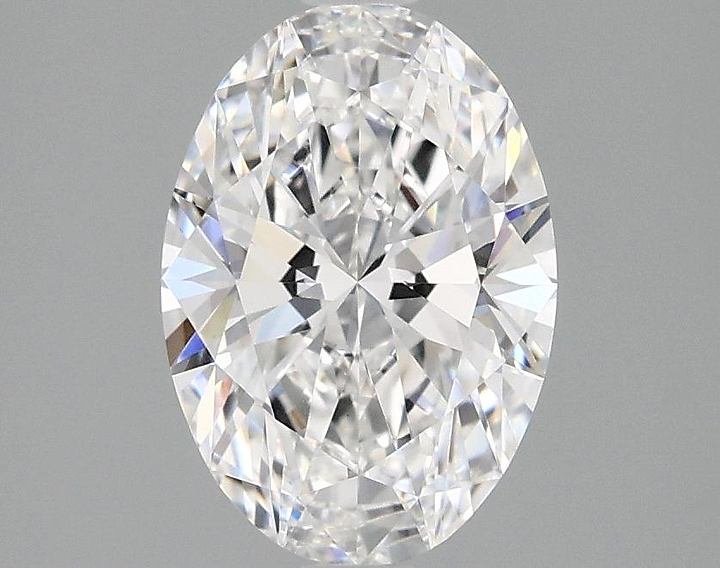 1.62 Carat Oval Shaped Ideal Cut VVS2 IGI Certified Lab Grown Diamond
