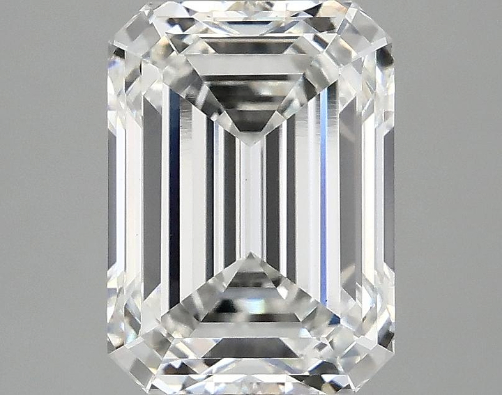 3.08 Carat Emerald Shaped Excellent Cut VS1 IGI Certified Lab Grown Diamond