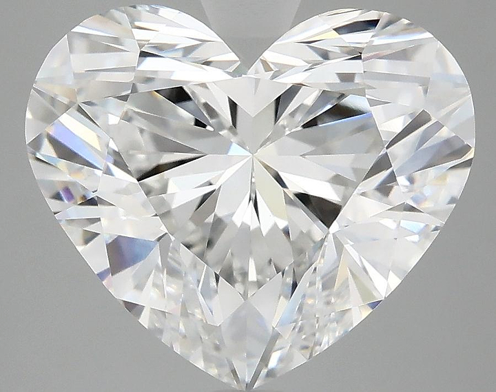 5.1 Carat Heart Shaped Ideal Cut VVS2 IGI Certified Lab Grown Diamond