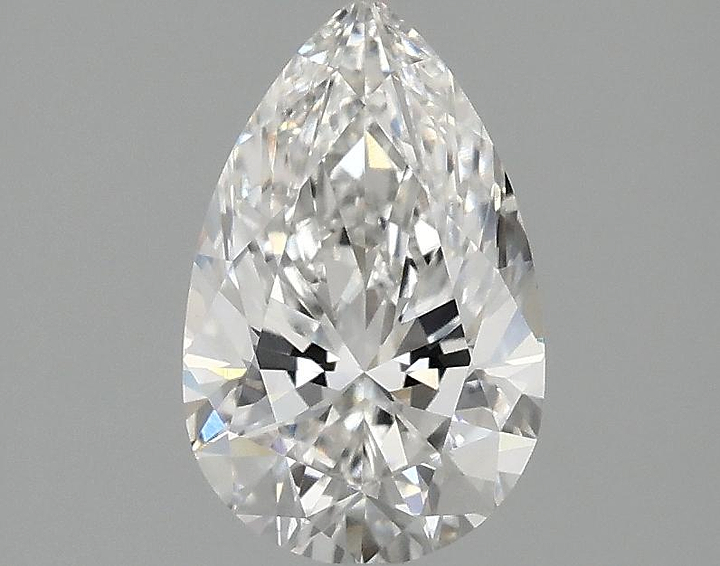 1.28 Carat Pear Shaped Ideal Cut VVS2 IGI Certified Lab Grown Diamond