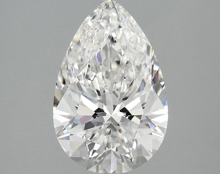 1.97 Carat Pear Shaped Excellent Cut VVS2 IGI Certified Lab Grown Diamond