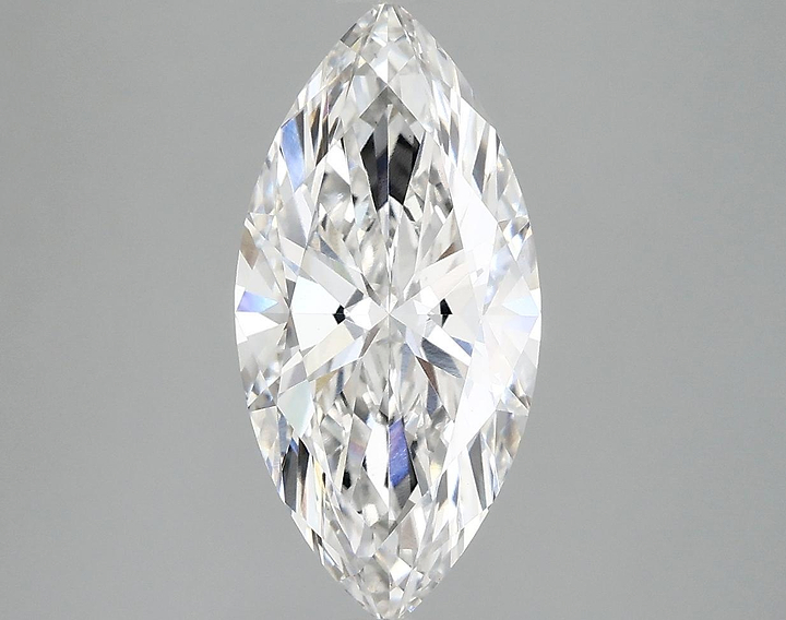 2.51 Carat Marquise Shaped Excellent Cut VVS2 IGI Certified Lab Grown Diamond