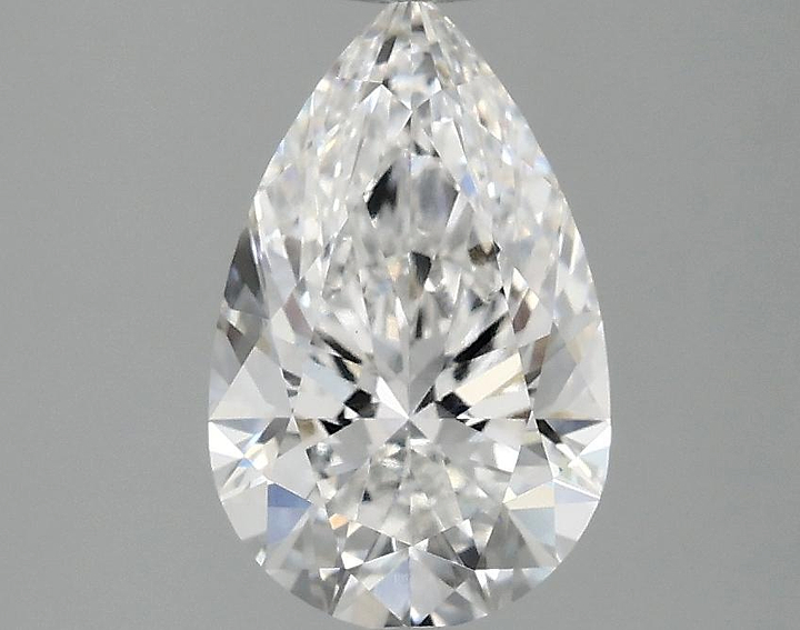1.54 Carat Pear Shaped Ideal Cut VVS2 IGI Certified Lab Grown Diamond