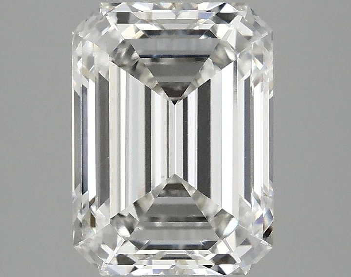 3.07 Carat Emerald Shaped Excellent Cut VS1 IGI Certified Lab Grown Diamond
