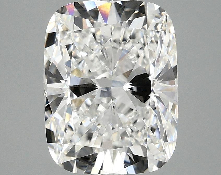 3.08 Carat Cushion Shaped Excellent Cut VVS2 IGI Certified Lab Grown Diamond