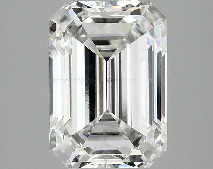 3.08 Carat Emerald Shaped Ideal Cut VS2 IGI Certified Lab Grown Diamond