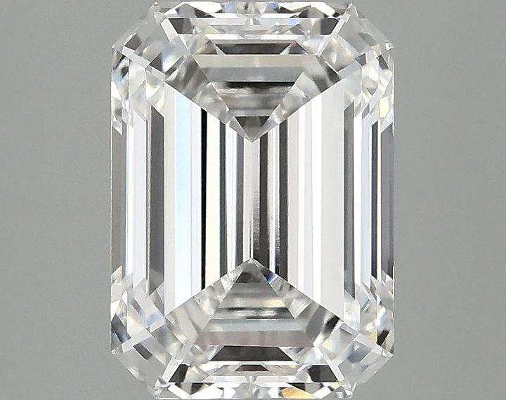 3.08 Carat Emerald Shaped Ideal Cut VS1 IGI Certified Lab Grown Diamond