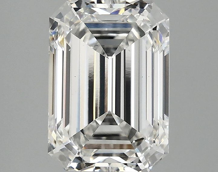 3.04 Carat Emerald Shaped Ideal Cut VS2 IGI Certified Lab Grown Diamond