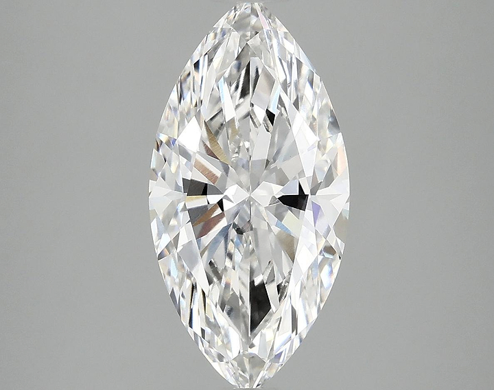 2.58 Carat Marquise Shaped Ideal Cut VVS2 IGI Certified Lab Grown Diamond
