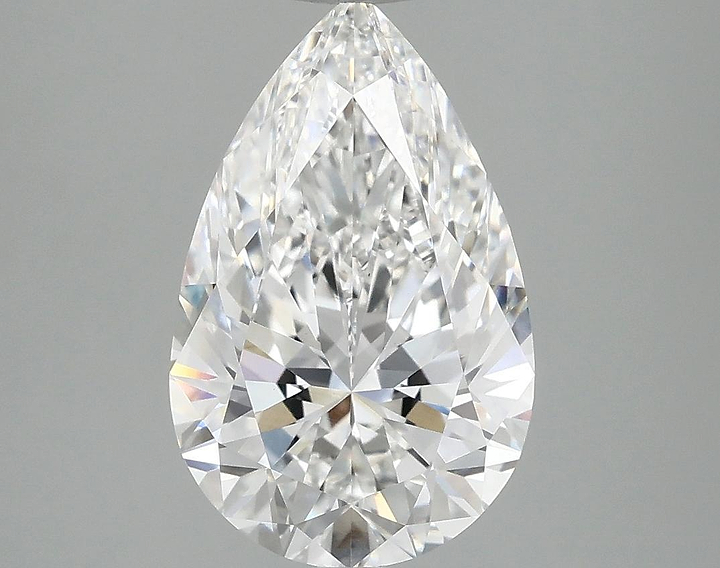 3.05 Carat Pear Shaped Ideal Cut VS1 IGI Certified Lab Grown Diamond
