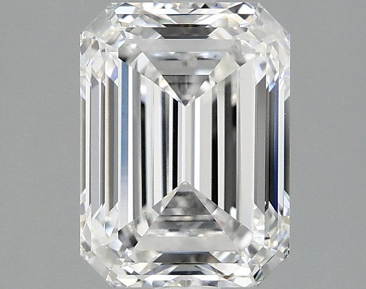 2.0 Carat Emerald Shaped Excellent Cut VVS2 IGI Certified Lab Grown Diamond