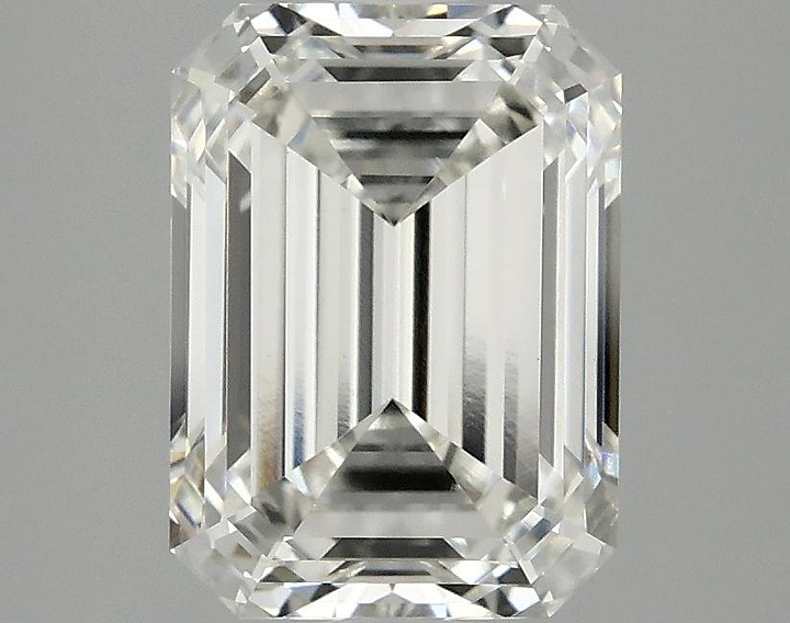3.03 Carat Emerald Shaped Excellent Cut VVS2 IGI Certified Lab Grown Diamond