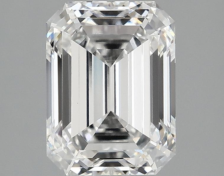 2.42 Carat Emerald Shaped Excellent Cut VS1 IGI Certified Lab Grown Diamond