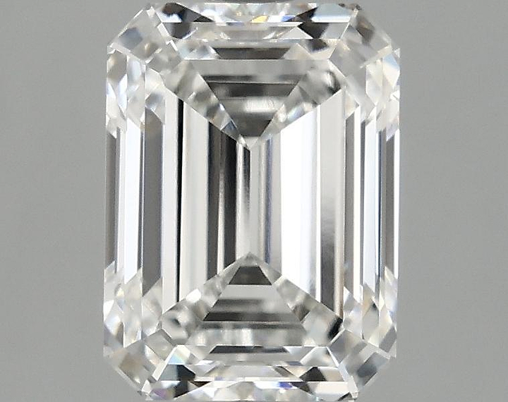 2.5 Carat Emerald Shaped Excellent Cut VS1 IGI Certified Lab Grown Diamond