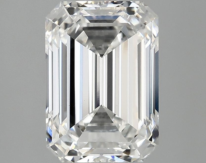 3.08 Carat Emerald Shaped Ideal Cut VS1 IGI Certified Lab Grown Diamond
