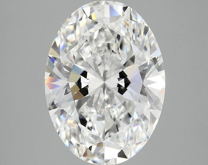 3.93 Carat Oval Shaped Excellent Cut VVS2 IGI Certified Lab Grown Diamond