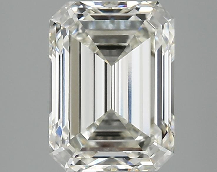 3.09 Carat Emerald Shaped Excellent Cut VS2 IGI Certified Lab Grown Diamond